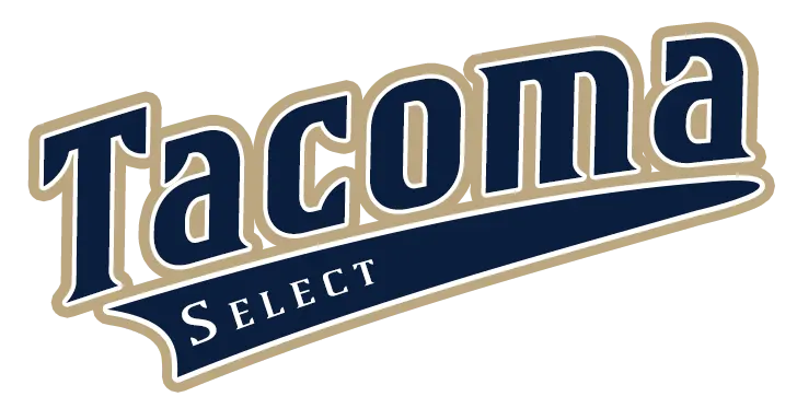 Tacoma Select Logo Blue Font
